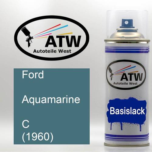 Ford, Aquamarine, C (1960): 400ml Sprühdose, von ATW Autoteile West.